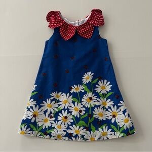 Counting Daisies 2T Toddler Girl Collared Floral Dress Spring Summer